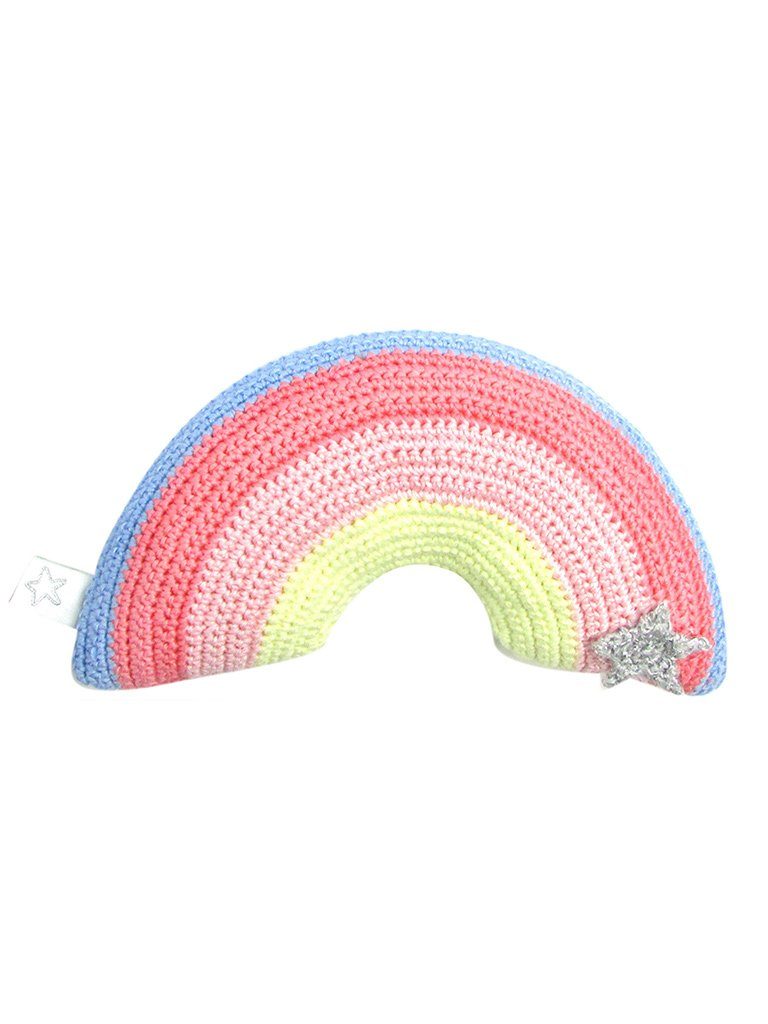 Crochet Rainbow Rattle / Toy - Albetta Premium Rattle Albetta UK 