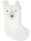 Luxury Fleece Bear Face Christmas Stocking by Albetta Toy Albetta UK 