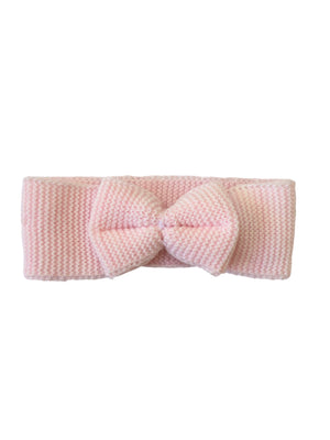 Knitted Headband With Bow Headband La Manufacture de Layette 