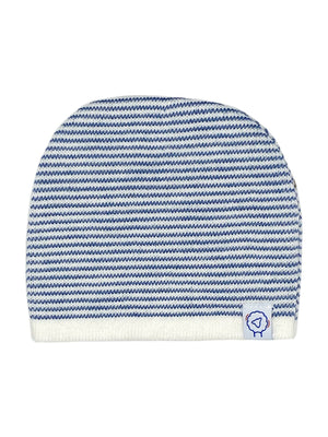 Knitted Hat - Blue Stripe Hat La Manufacture de Layette 