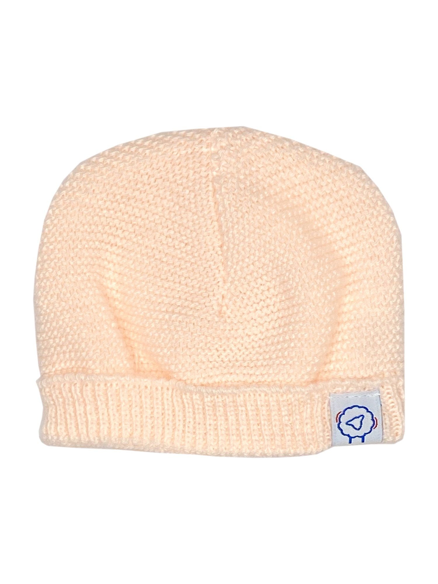 Knitted Hat, Peach Pink Hat La Manufacture de Layette 