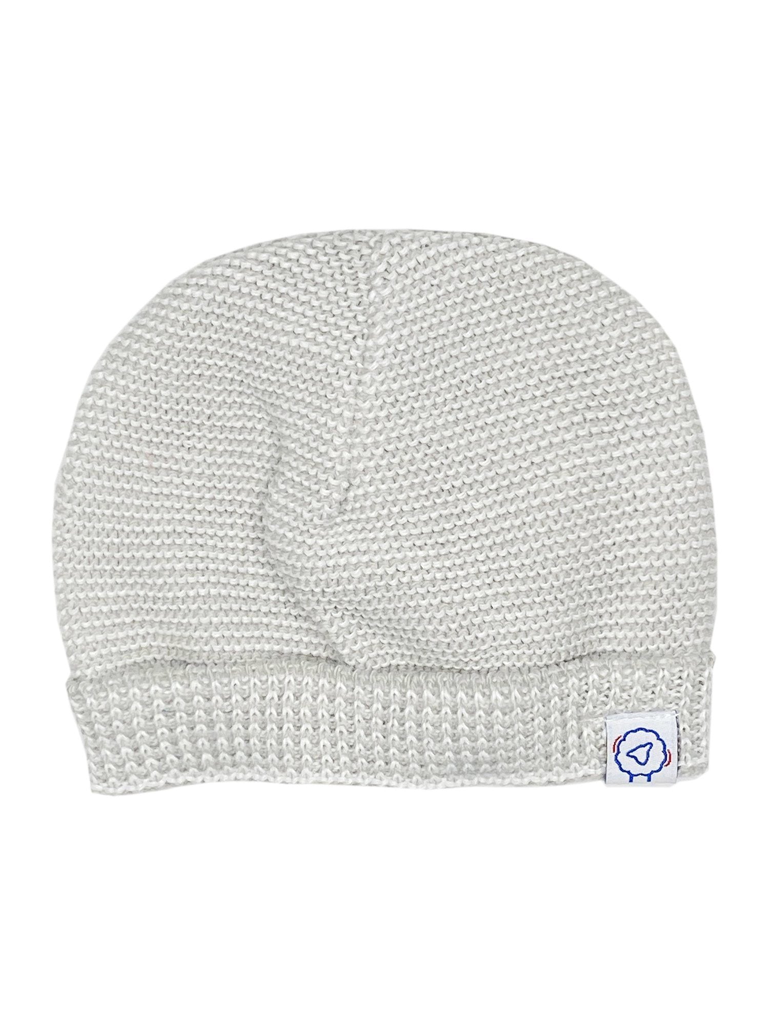 Knitted Hat, Grey Hat La Manufacture de Layette 