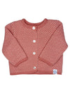 Knitted Pink with flecks Soft Cardigan Cardigan / Jacket La Manufacture de Layette 