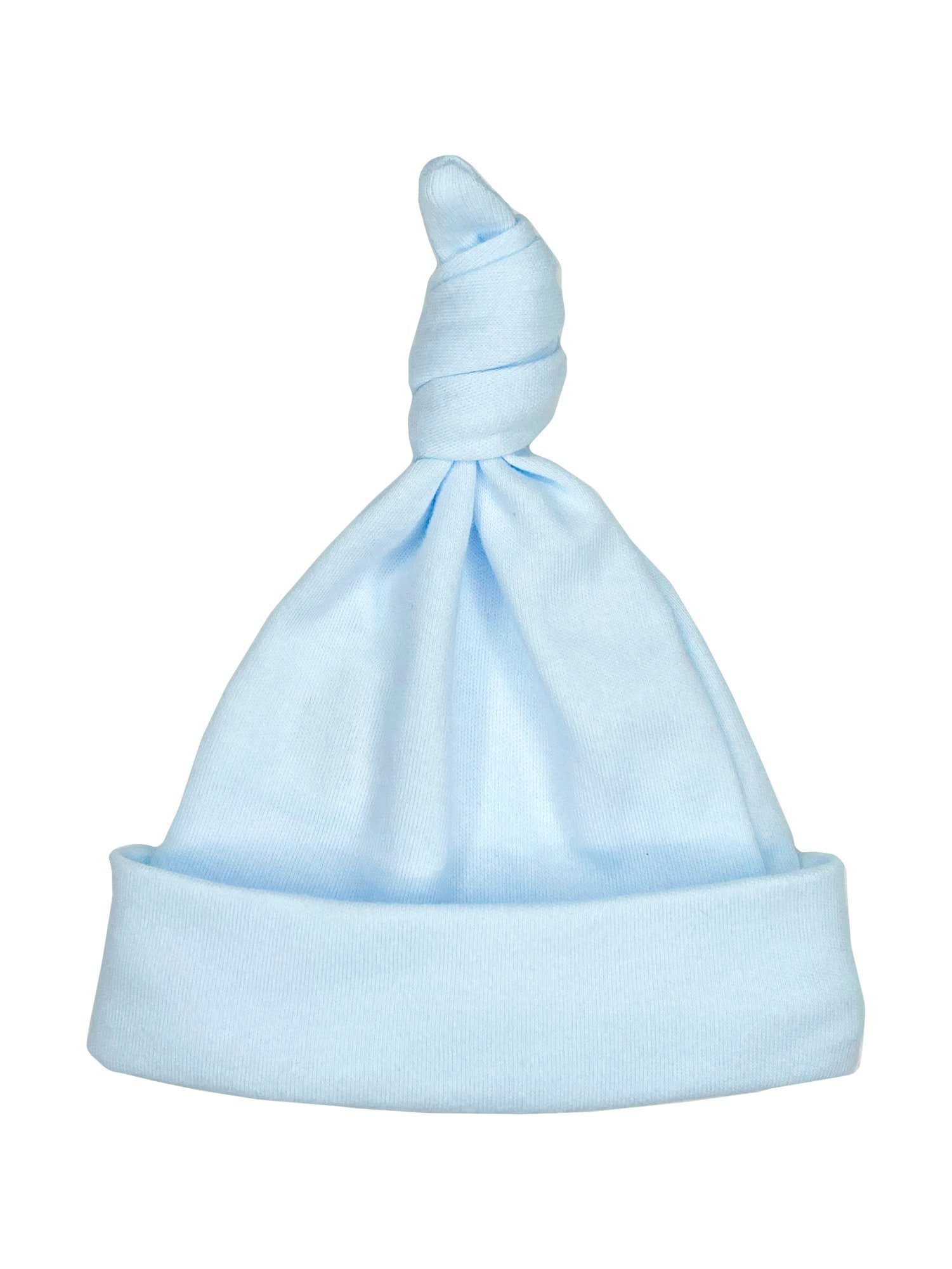 Premature Baby Hat, Light Blue, Knotted Hat Little Mouse Baby Clothing & Gifts 