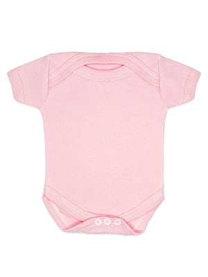 100% Cotton Classic Pink Short Sleeved Bodysuit Bodysuit / Vest Little Mouse Baby Clothing & Gifts 
