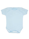 100% Cotton Classic Blue Short Sleeved Bodysuit Bodysuit / Vest Little Mouse Baby Clothing & Gifts 