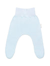 100% Cotton Footed Leggings - Blue Trousers / Leggings Little Lumps 