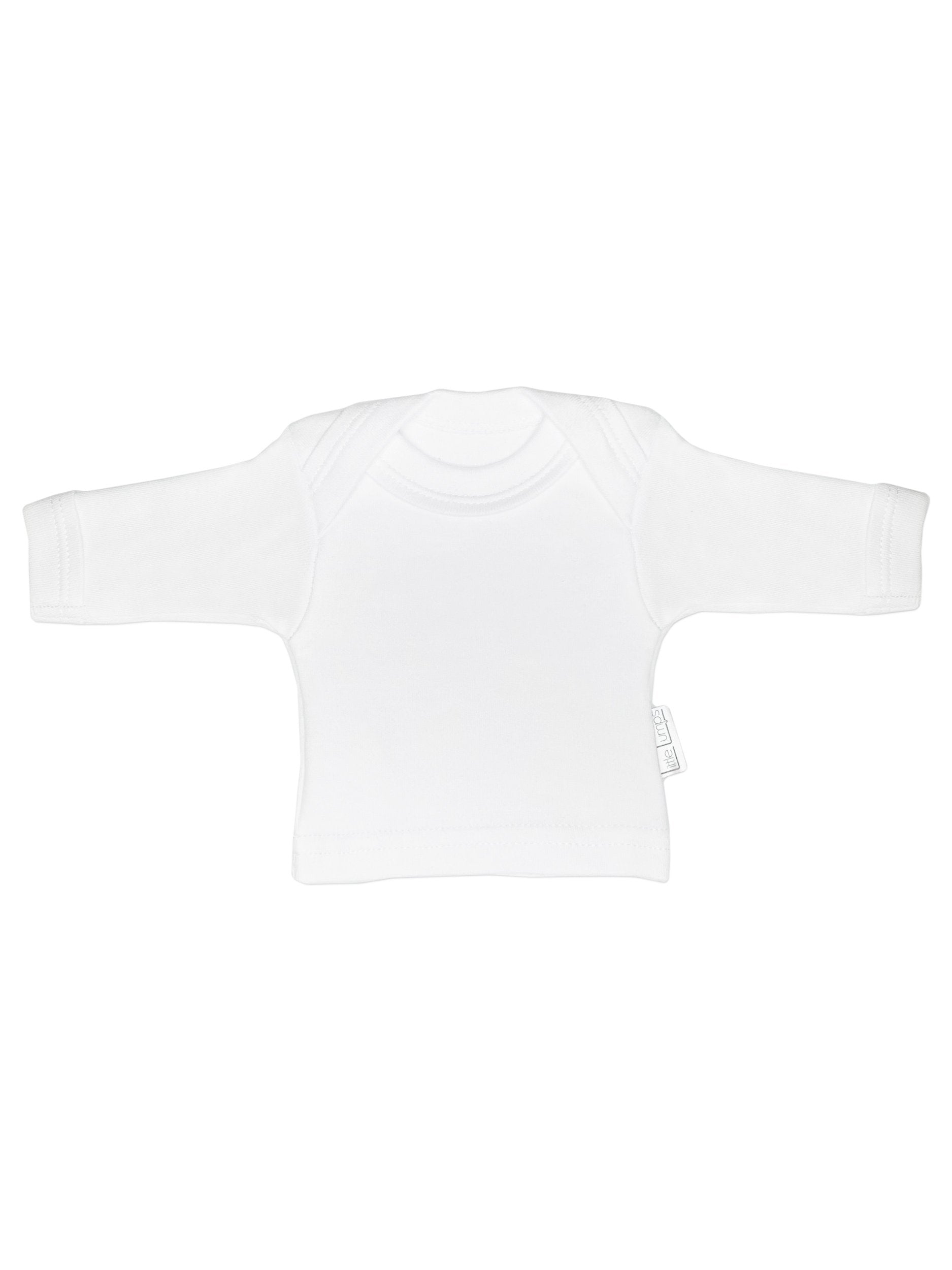 100% Cotton Envelope Neck Top - White Top / T-shirt Tiny & Small 