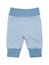 Organic Cotton Blue Thin Stripe Trousers Trousers / Leggings Fixoni 