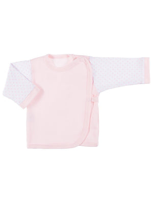 Early Baby Wraparound Top, Pink Top / T-shirt EEVI 