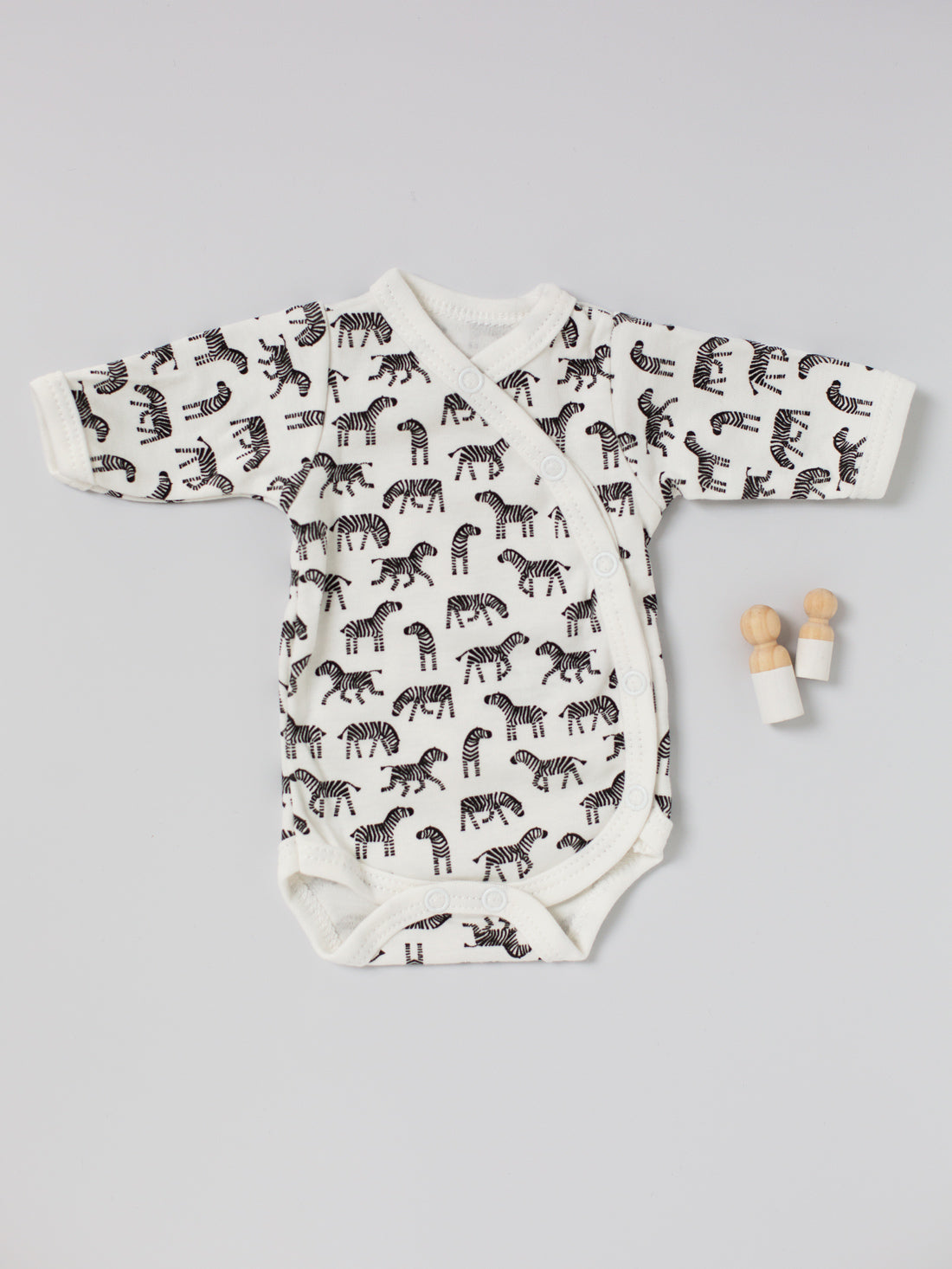 Bodysuit, Little Zebras, Premium 100% Organic Cotton Bodysuit / Vest Tiny & Small 