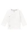 Long Sleeve Wrap-over Top - White (4-7lb & Newborn) Top / T-shirt Noppies 