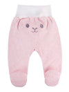 Footed Trousers, Pink With Alpaca Face On Rear Trousers / Leggings EEVI 