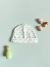 Preemie Round Hat, Mint Cloud, Premium 100% Organic Cotton Hat Tiny & Small 