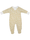 Organic Cotton Zip Up Yellow Bee Sleepsuit Sleepsuit / Babygrow Cotton Boulevard 