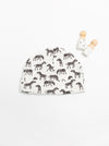 Round Hat, Little Zebras, Premium 100% Organic Cotton Hat Tiny & Small 