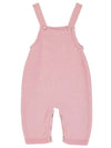 Pink Knitted Early Baby Dungarees Dungaree Dandelion 