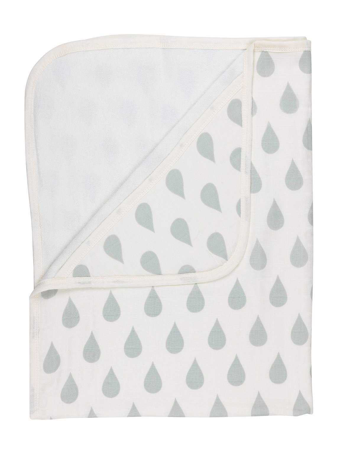 Hooded Towel - GOTS Certified Organic Cotton - Droplet Print Towel Huggee 