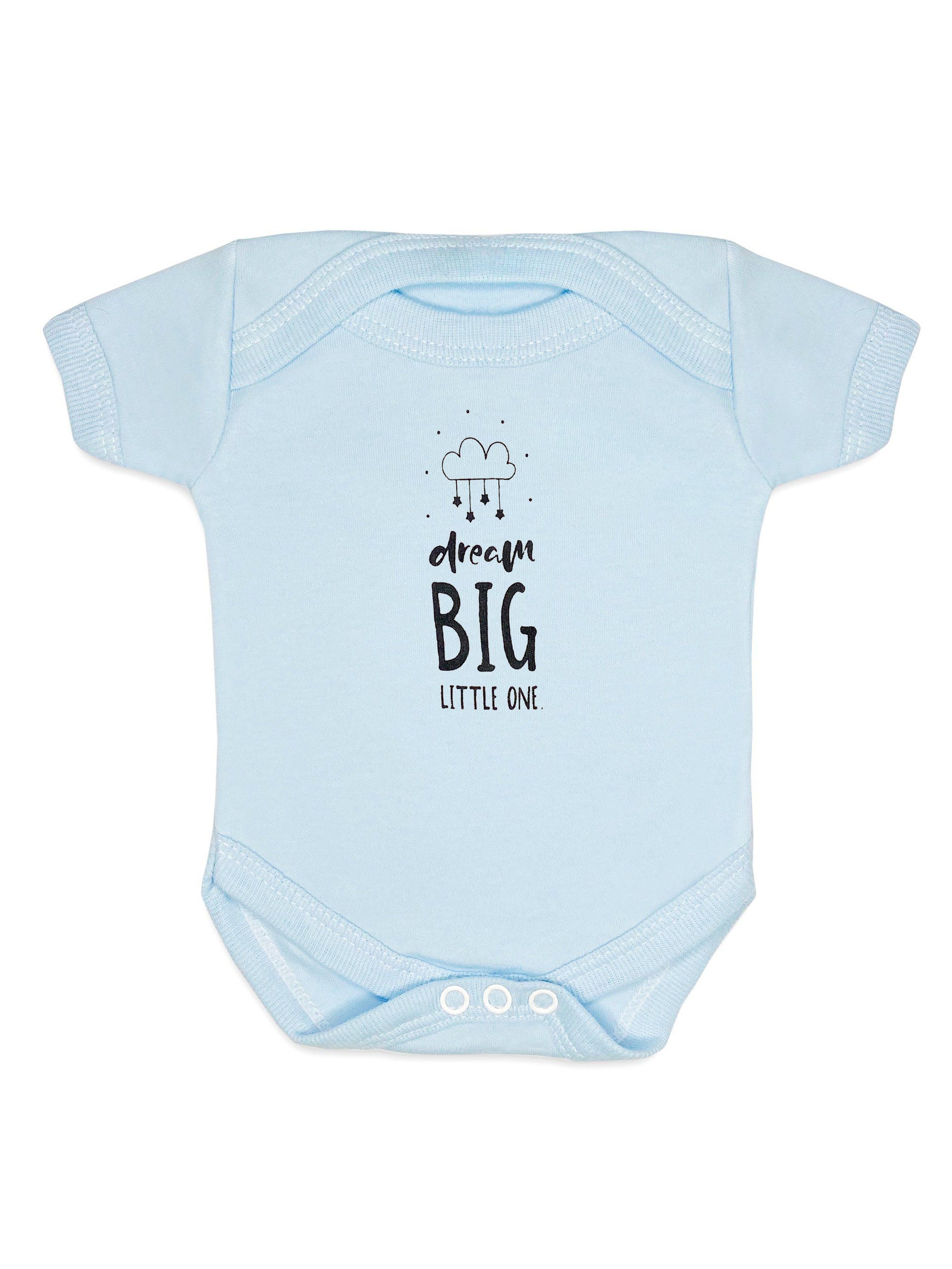 "Dream Big Little One" Bodysuit - Blue Bodysuit / Vest Little Mouse Baby Clothing & Gifts 