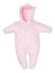 Pink Snowsuit, Bear Ears on Hood Snowsuit / Pramsuit Dandelion 