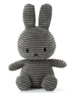 Miffy Corduroy Plush Toy - Grey Toy Miffy 