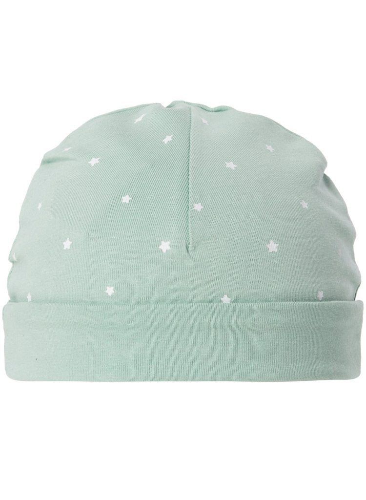 Grey-Mint Star Hat - Reversible Hat Noppies 