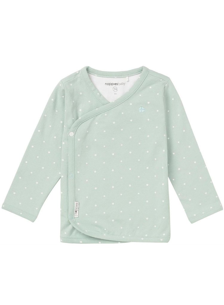 Mint With Stars Wrap-Over Top Top / T-shirt Noppies 