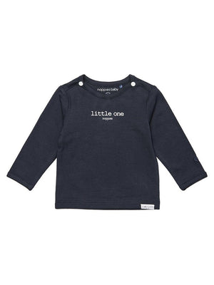 Navy 'Little One' Top - Organic Top / T-shirt Noppies 