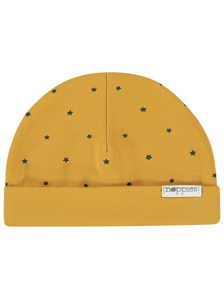 Mustard Star Hat - Reversible Hat Noppies 