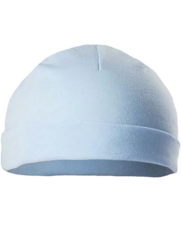 Blue Round Premature Baby Hat Hat Soft Touch 