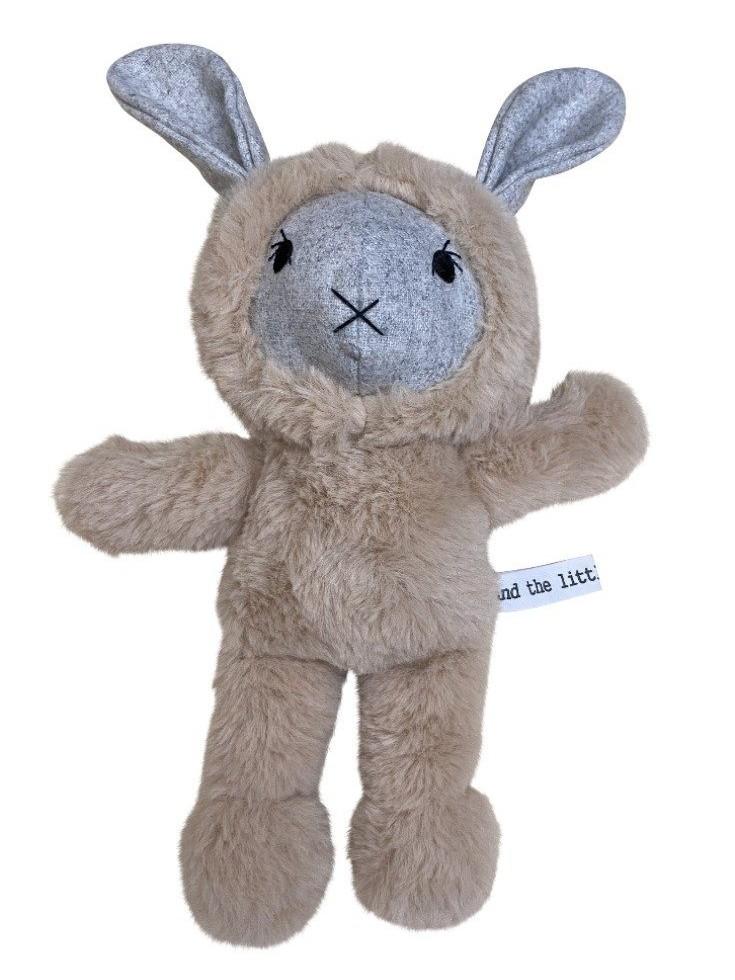 Clementine Rabbit, Contemporary Soft Toy - Beige Toy And the little dog laughed 