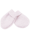 Cotton Knitted Soft Pink Gloves/Mittens Mittens La Manufacture de Layette 