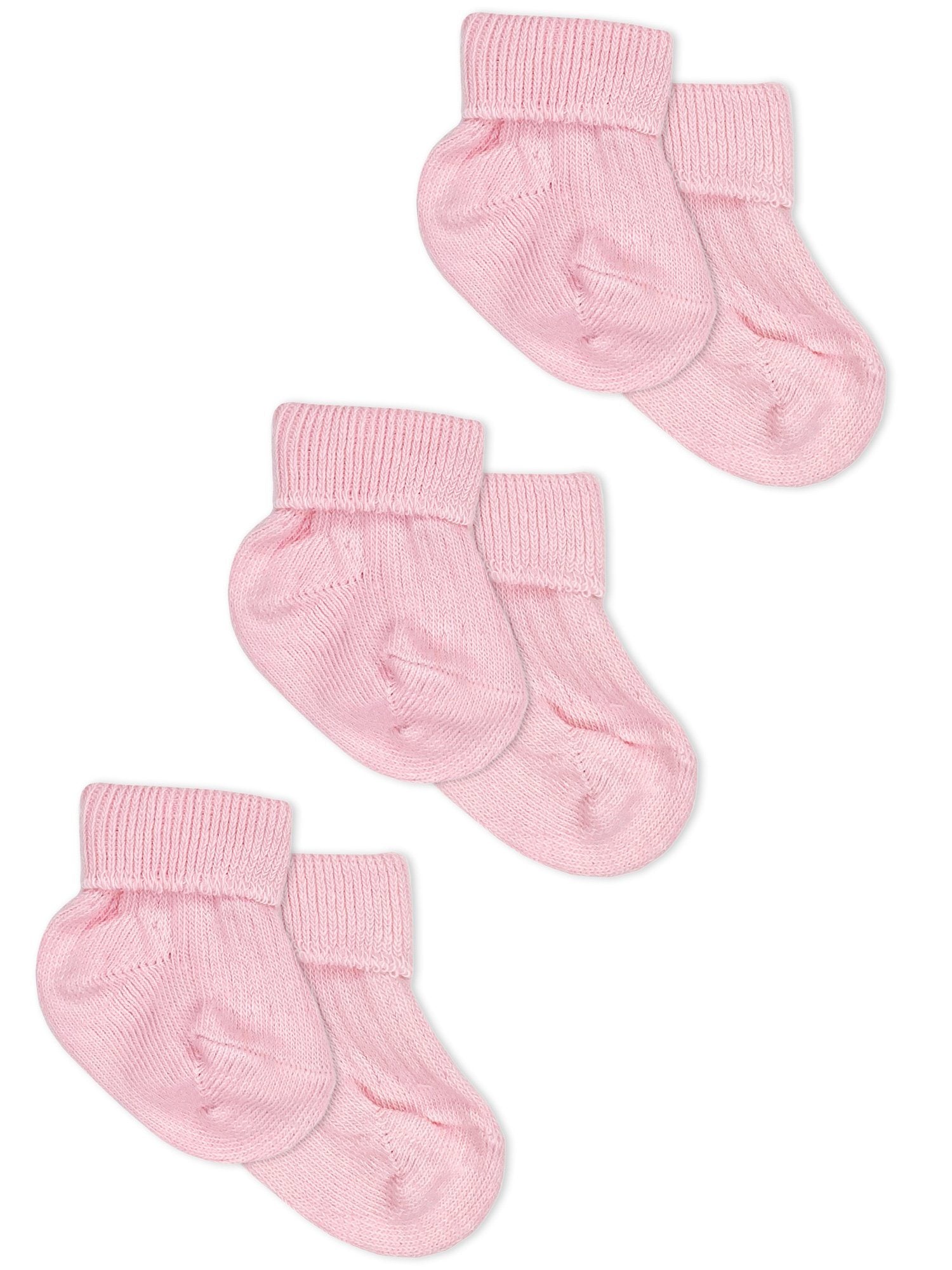 Tiny Baby Socks, Pink, 3 Pack Socks Little Mouse Baby Clothing & Gifts 