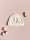 Round Prem Hat, Bunny Meadow, Premium 100% Organic Cotton Hat Tiny & Small 