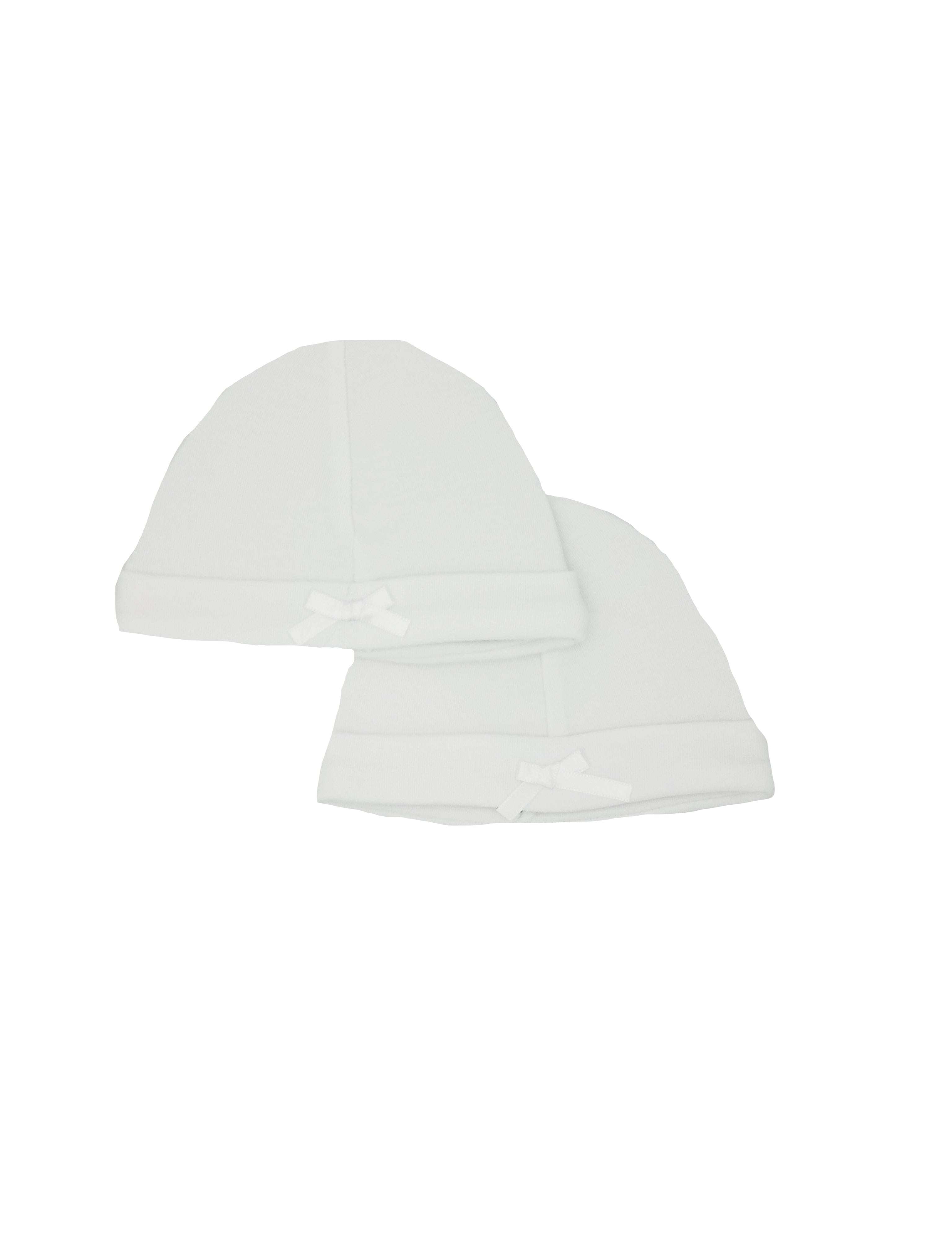 2 Pack Premature Baby Hats 3-5lb - White Hat Tiny Chick 