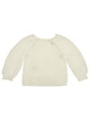 Knitted White Cardigan Cardigan / Jacket La Manufacture de Layette 