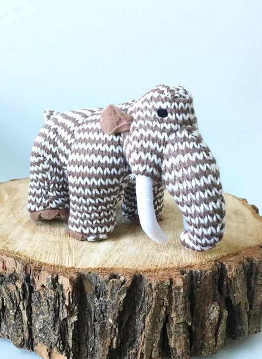 Woolly Mammoth Baby Rattle - Fairtrade and Organic Rattle Best Years 