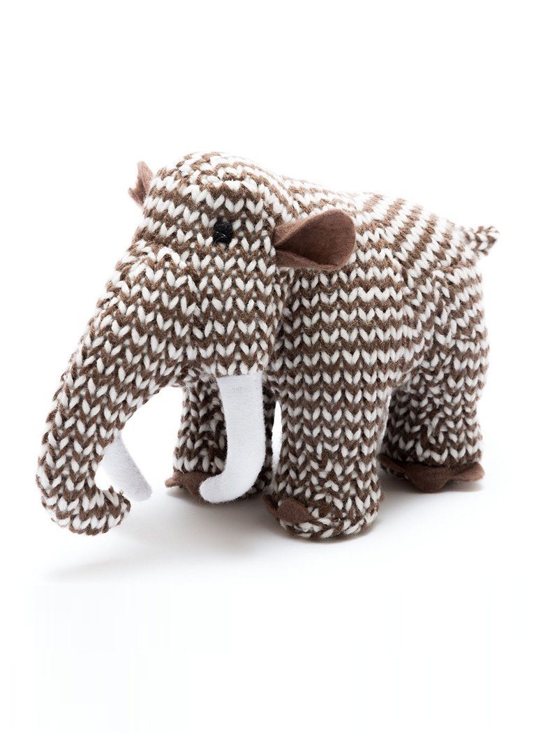 Woolly Mammoth Baby Rattle - Fairtrade and Organic Rattle Best Years 